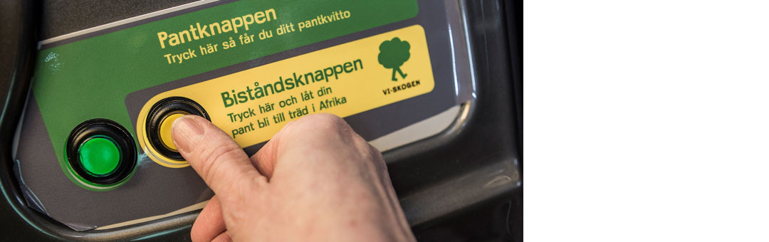 Biståndsknappen finns i 595 Coop-butiker i hela landet